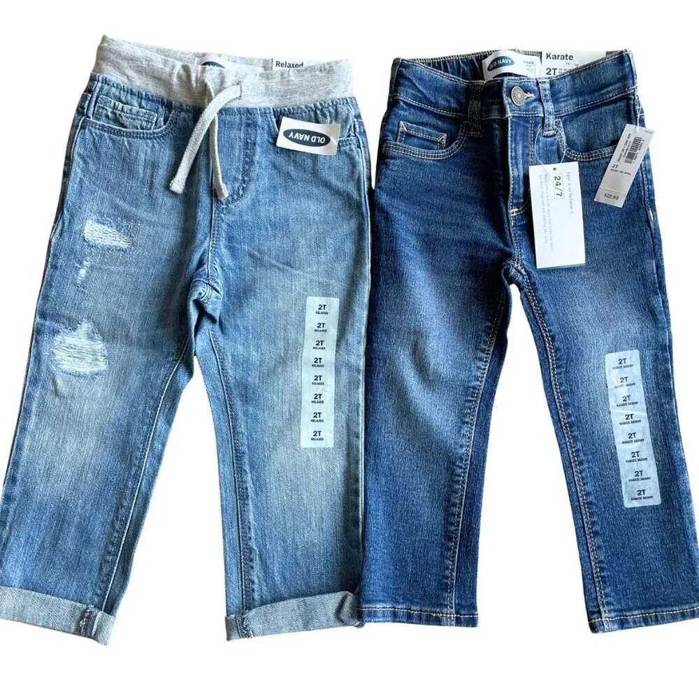 NEW Bundle of Old Navy Toddler Denim Jeans - Size‎ 2T
